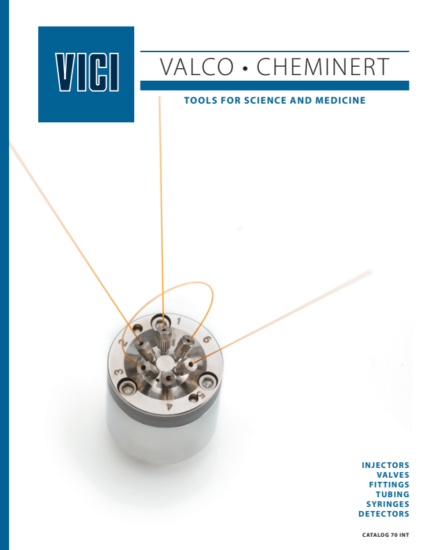 

VICI Valco Cheminert catalog 2018

